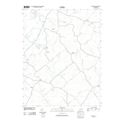 2010 Map of Bordley, 2010 Print