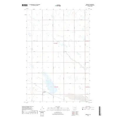 2018 Map of Bordulac, 2018 Print