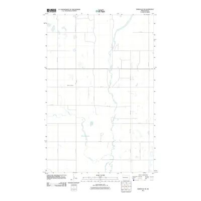 2011 Map of Bordulac NE, 2011 Print