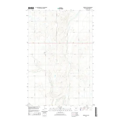 2014 Map of Bordulac NE, 2014 Print