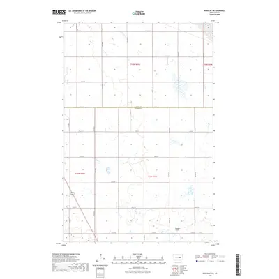2020 Map of Bordulac SW, 2020 Print