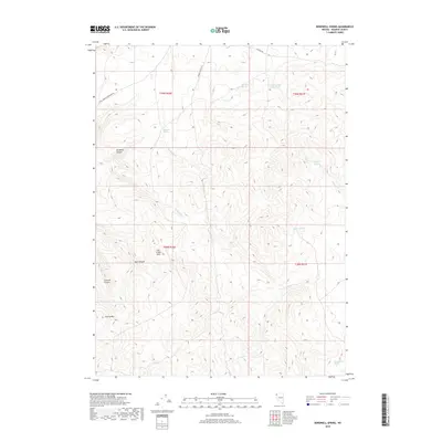 2018 Map of Bordwell Spring, 2018 Print