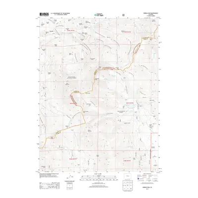 2013 Map of Boreas Pass, 2013 Print
