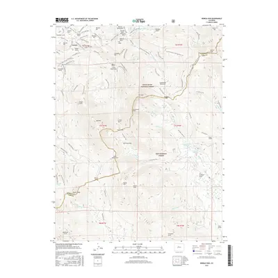 2016 Map of Boreas Pass, 2016 Print