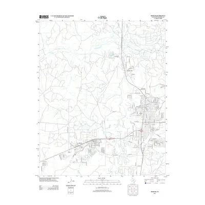 2012 Map of Borger, 2012 Print