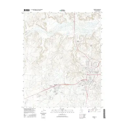 2016 Map of Borger, 2016 Print