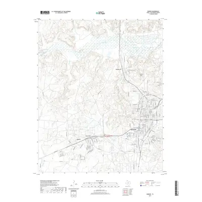 2019 Map of Borger, 2019 Print