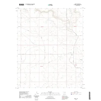 2020 Map of Borica, 2020 Print