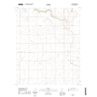 2023 Map of Borica, 2023 Print
