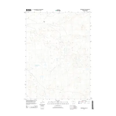 2014 Map of Bornemann Lake, 2014 Print