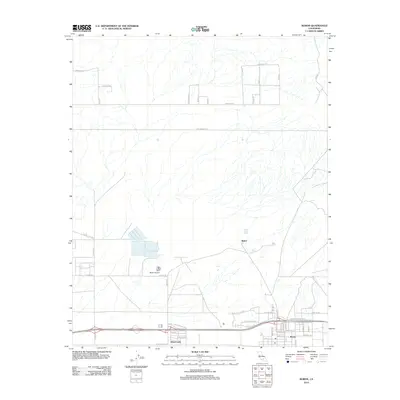 2012 Map of Boron, 2012 Print