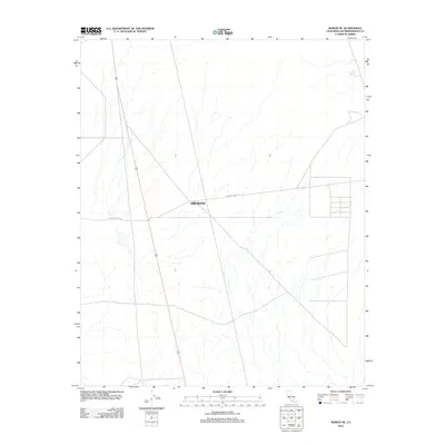 2012 Map of Boron NE, 2012 Print