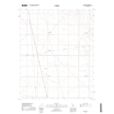 2018 Map of Boron NE, 2018 Print