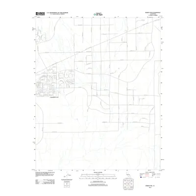 2012 Map of Boron NW, 2012 Print