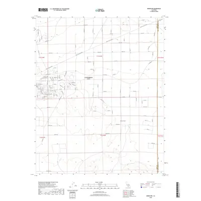 2018 Map of Boron NW, 2018 Print