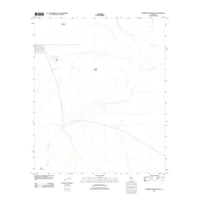 2012 Map of Borrego Mountain SE, 2012 Print