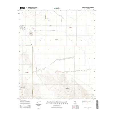 2015 Map of Borrego Mountain SE, 2015 Print