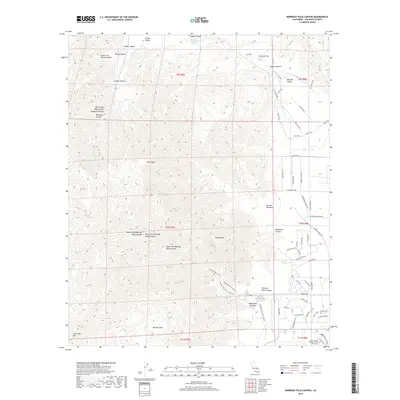 2018 Map of Borrego Palm Canyon, 2018 Print