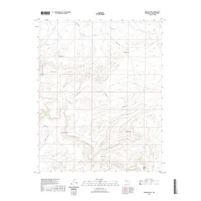2020 Map of Borrego Pass, 2020 Print