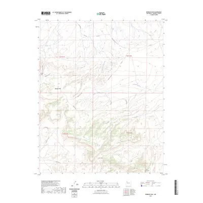 2023 Map of Borrego Pass, 2023 Print