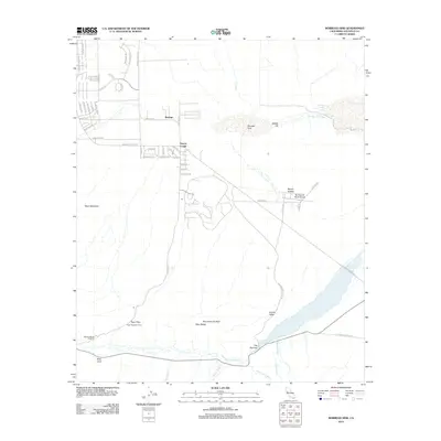 2012 Map of Borrego Sink, 2012 Print