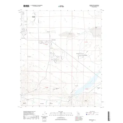 2018 Map of Borrego Sink, 2018 Print