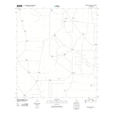 2010 Map of Borregos Ranch, 2010 Print