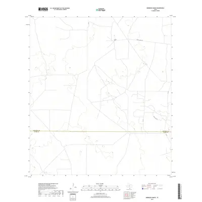 2019 Map of Borregos Ranch, 2019 Print