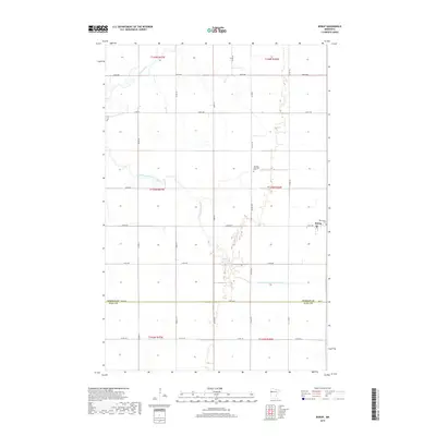 2019 Map of Borup, 2019 Print