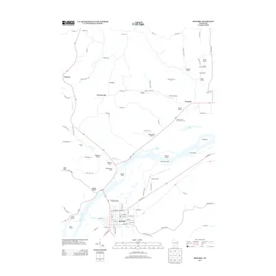 2013 Map of Boscobel, 2013 Print