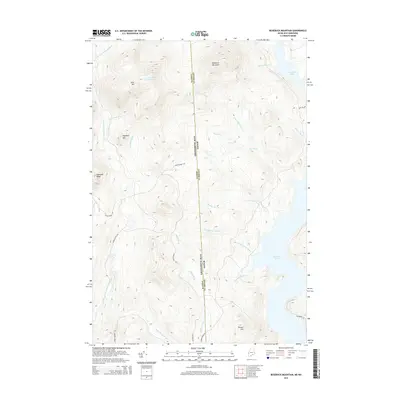 2014 Map of Bosebuck Mountain, 2014 Print