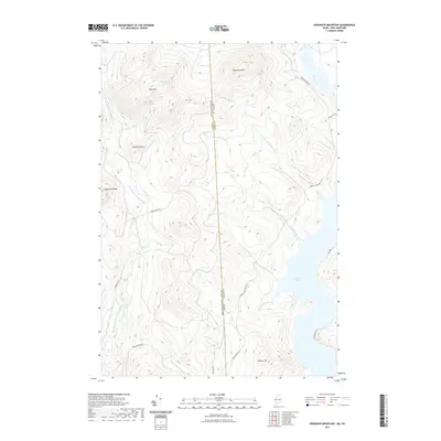 2021 Map of Bosebuck Mountain, 2021 Print