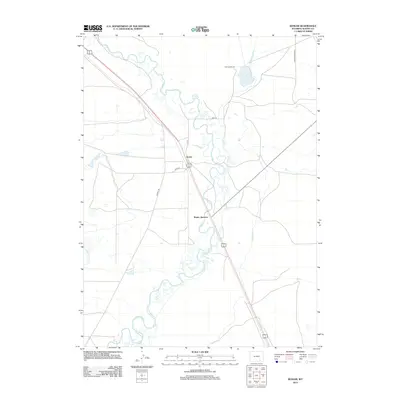 2012 Map of Bosler, 2012 Print