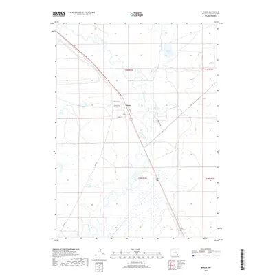 2017 Map of Bosler, 2017 Print