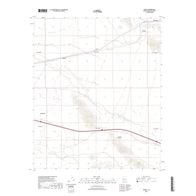 2018 Map of Bosque, 2018 Print