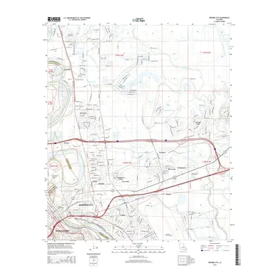 2015 Map of Bossier City, 2015 Print