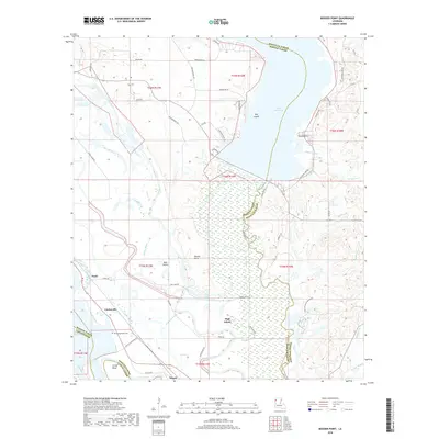2018 Map of Bossier Point, 2018 Print