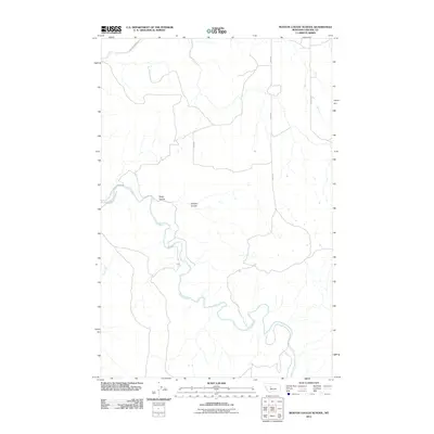 2011 Map of Boston Coulee School, 2011 Print