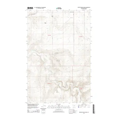 2014 Map of Boston Coulee School, 2014 Print