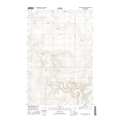 2017 Map of Boston Coulee School, 2017 Print