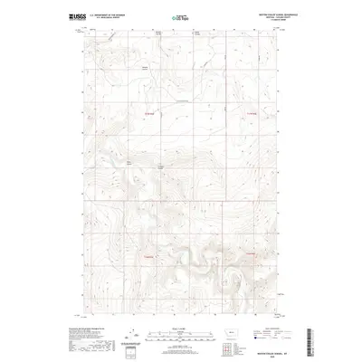 2020 Map of Boston Coulee School, 2020 Print