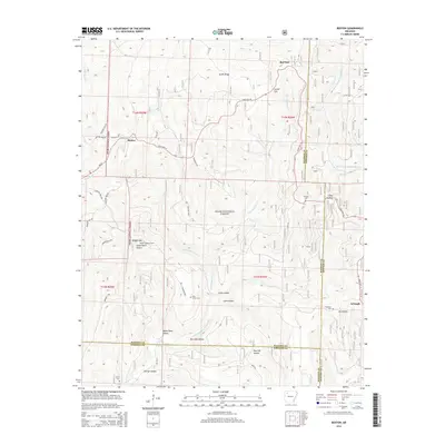2014 Map of Boston, 2014 Print