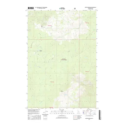 2017 Map of Boston Mountain, 2017 Print