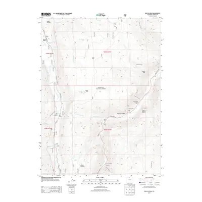 2013 Map of Boston Peak, 2013 Print