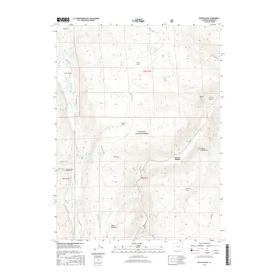 2016 Map of Boston Peak, 2016 Print