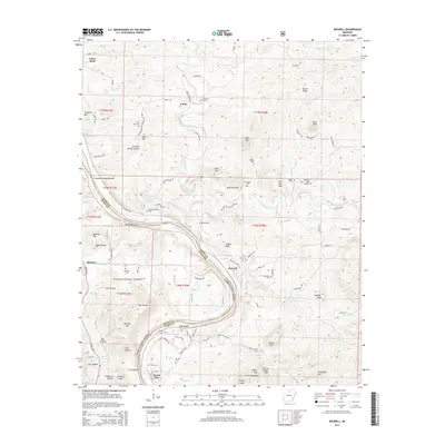 2014 Map of Boswell, 2014 Print