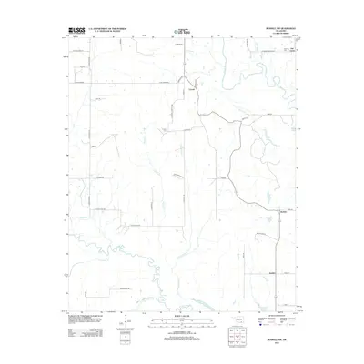2012 Map of Boswell NW, 2012 Print