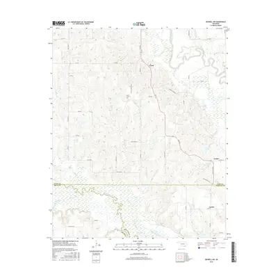 2016 Map of Boswell NW, 2016 Print