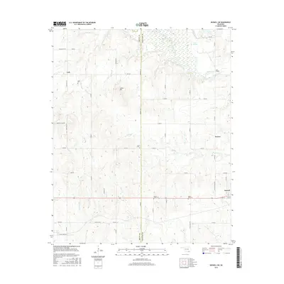 2016 Map of Boswell SW, 2016 Print