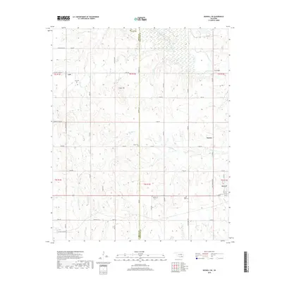 2018 Map of Boswell SW, 2018 Print